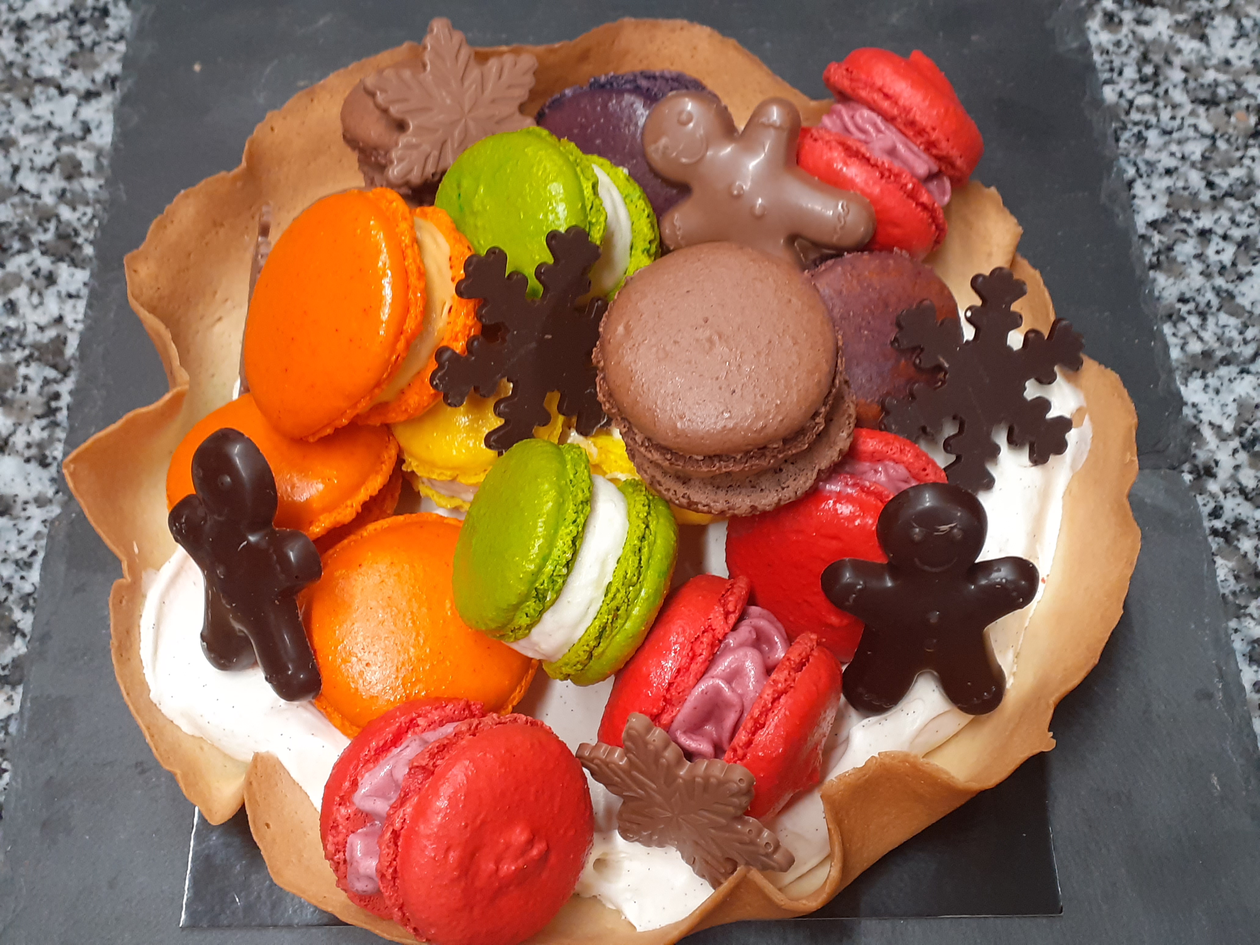 Tulipe de Macarons de noël