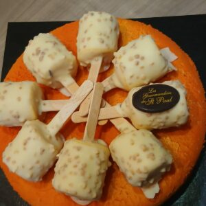 Entremet glacé abricot exotique