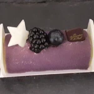 Buchette vanille mûre myrtille