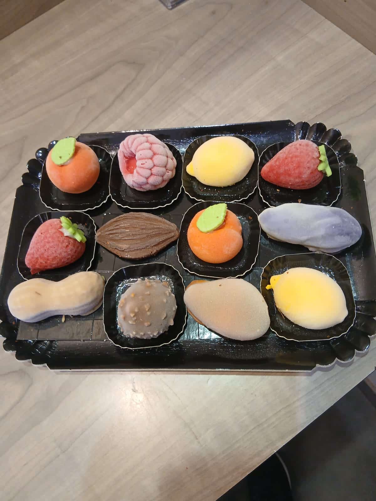 Plateau 12 Minis fruits glacés